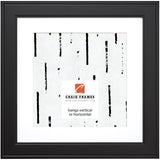 Contemporary Inspirations 2", Matted Satin Black Picture Frame