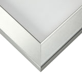 Bauhaus 125 1.25", Matted Brushed Silver Picture Frame