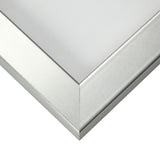Bauhaus 125 1.25", Brushed Silver Picture Frame