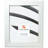 Bauhaus 125 1.25", Brushed Silver Picture Frame