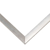 Alloy .75", Nickel Matted Picture Frame