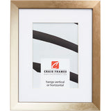 Alloy .75", Gold Matted Picture Frame