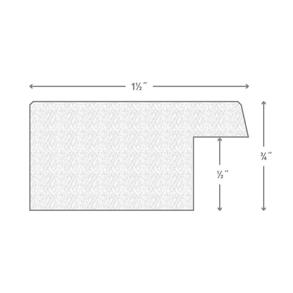 Shaker 276 1.5", Black Picture Frame