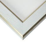 Crackle 1.5", Cracked White and Gold Picture Frame