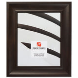Scalloped American Barn 2", Dark Walnut Brown Picture Frame