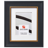 Martin 2", Black Velvet Gold Matted Picture Frame