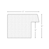 Shaker 286 1", Black Picture Frame