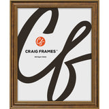 Stratton .75", Ornate Bronze Picture Frame - 4 Piece Set