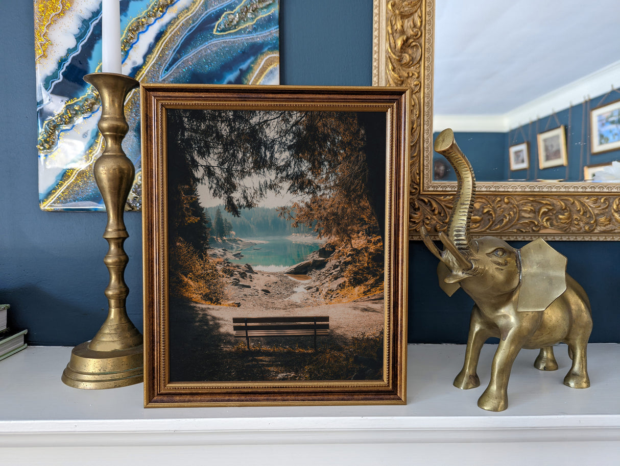 Stratton .75", Matted Ornate Bronze Picture Frame