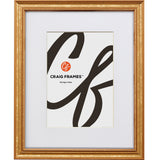 Stratton .75", Matted Aged Gold Picture Frame - 4 Piece Set