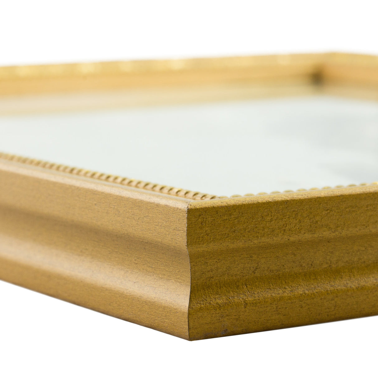 Stratton .75", Matted Aged Gold Picture Frame - 4 Piece Set