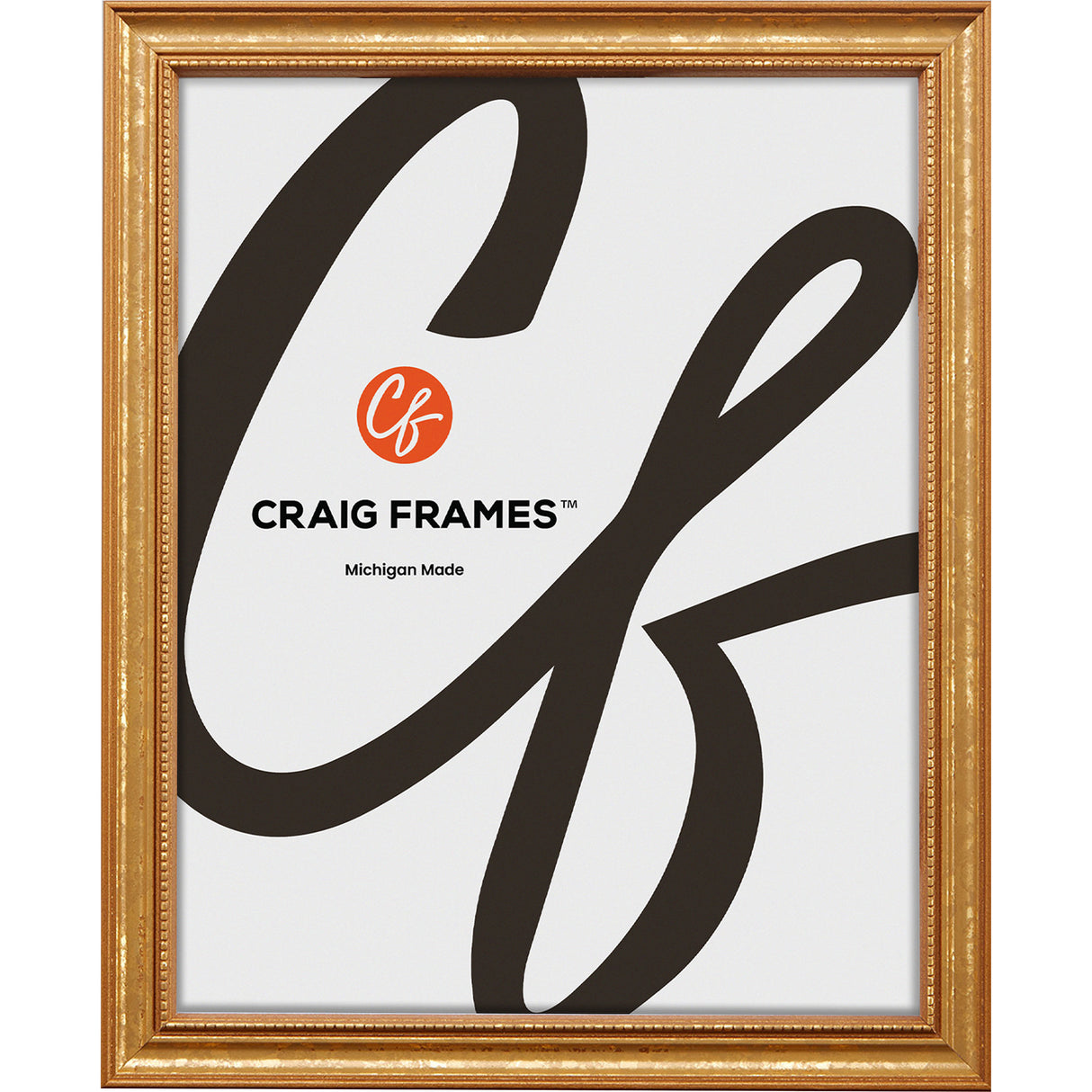 Stratton .75", Aged Gold Picture Frames - 4 Piece Set