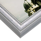 Stratton .75", Matted Aged Silver Picture Frame