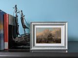Stratton .75", Aged Silver Picture Frame