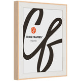 Acoustic 0.875", Matted Classic White Picture Frame