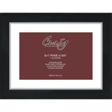 Matted Picture Frame, With 6x9 Opening and 1" Border