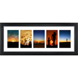 Panoramic Collage, 5 4x6 Openings with 1" Border