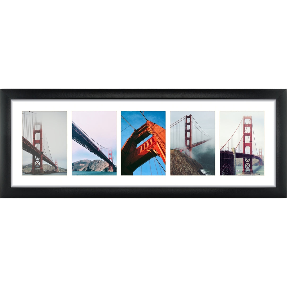 Panoramic Collage, 5 5x7 Openings with 1" Border