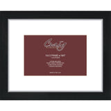 Matted Picture Frame, With 6x9 Opening and 2" Border