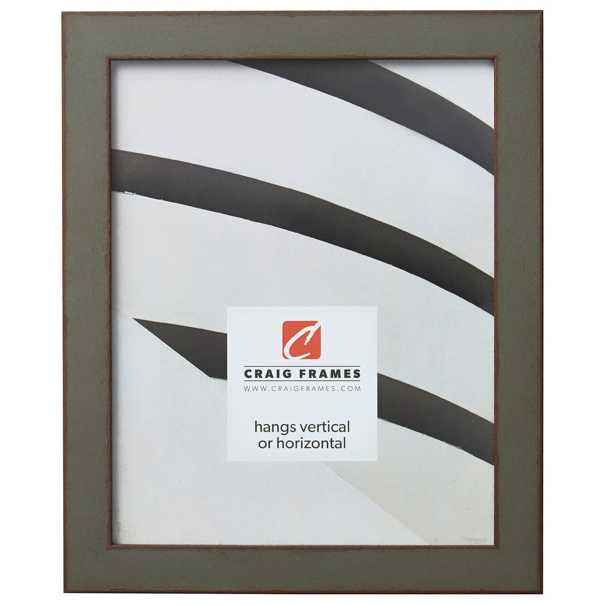 Ferro 1", Gray Hardwood Picture Frame