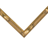 Vintage Bamboo .625", Champagne Gold Picture Frame