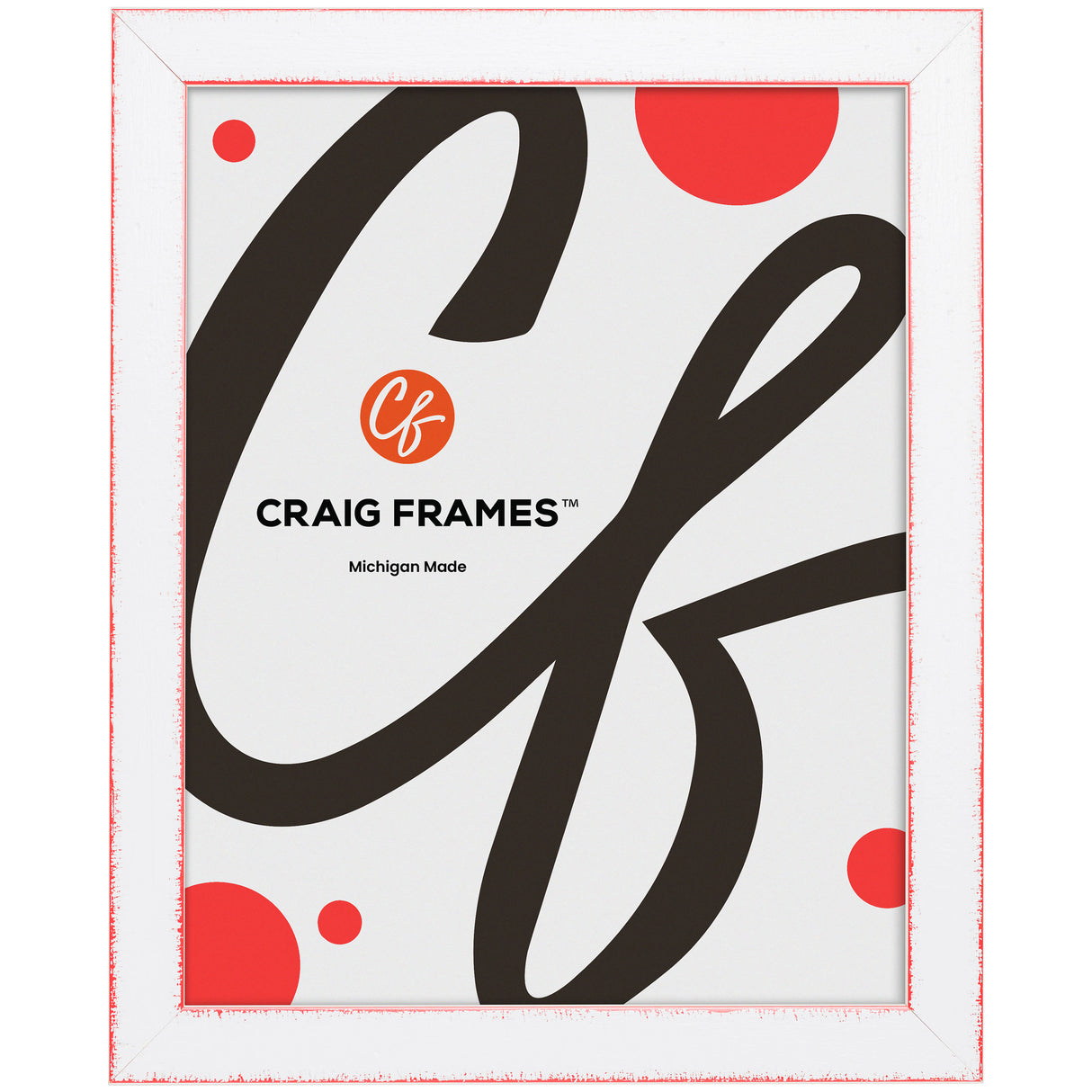 Slushie 0.75", Strawberry Red Picture Frame