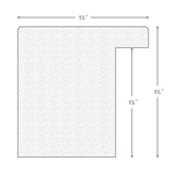 Fiftynine 1.5", Salerno Silver Picture Frame