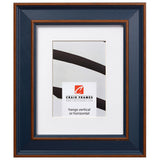 Country Estate 2", Matted Blue Hardwood Picture Frame