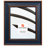 Country Estate 2", Blue Hardwood Picture Frame