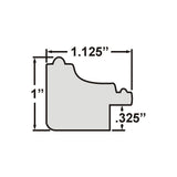 Annesbury 1.125", Dark Walnut Picture Frame
