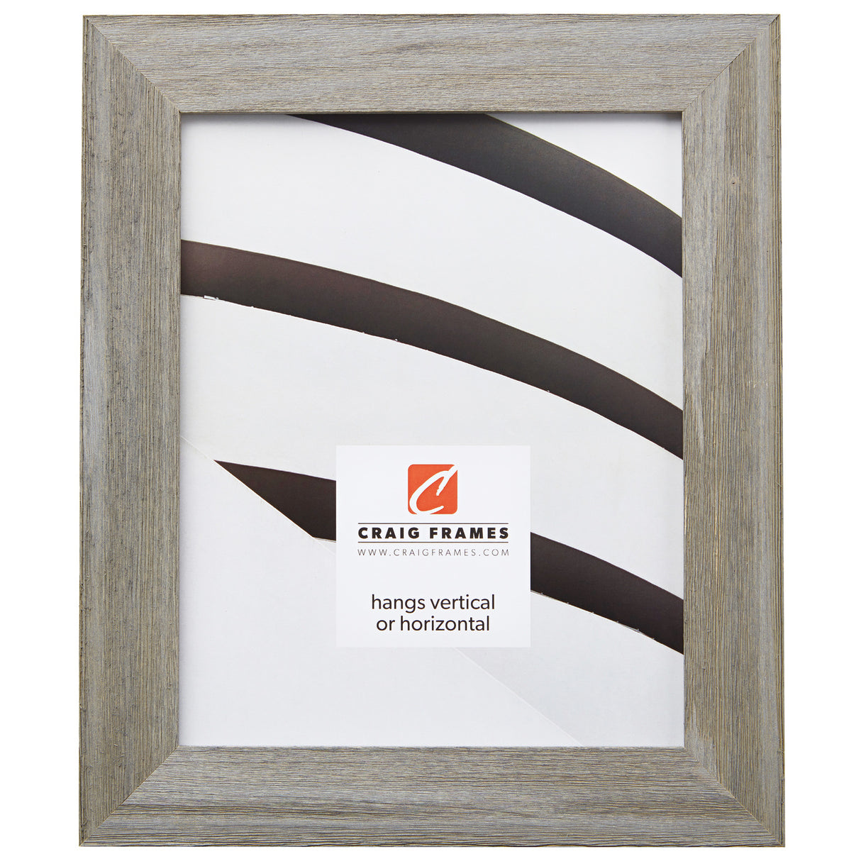 Barnwood Chic 1.5", Shabby Gray Picture Frames - 4 Piece Set