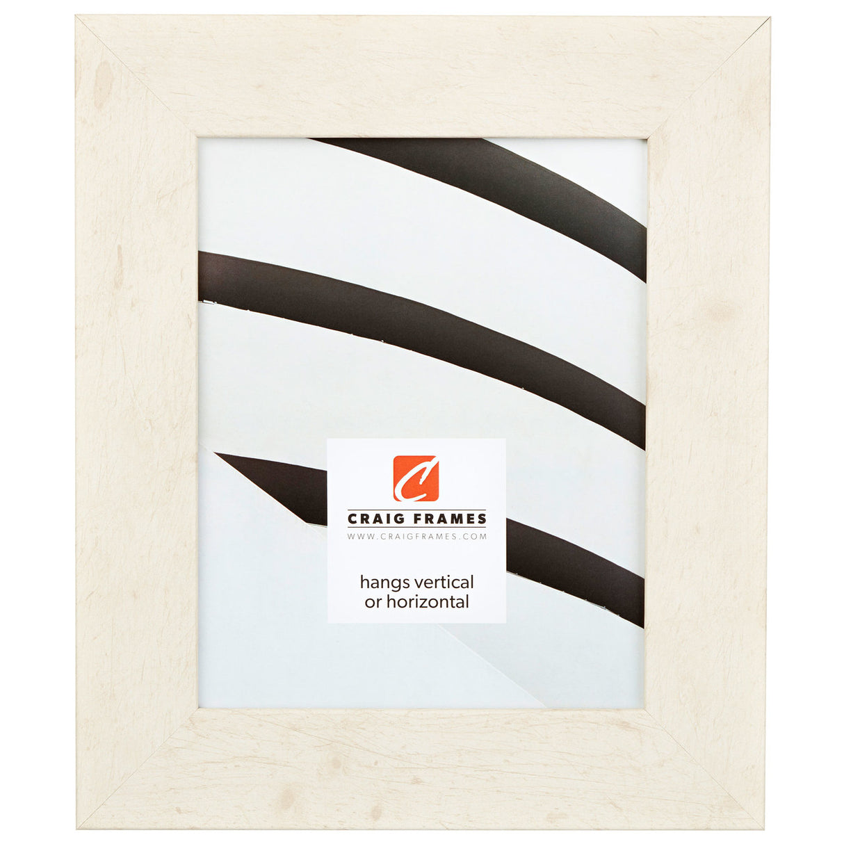 Bauhaus 200 2", Rustic White Pine Picture Frame