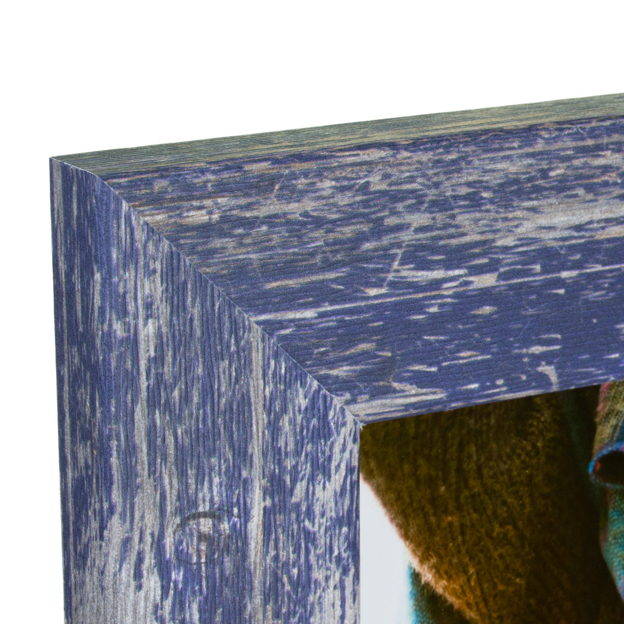 American Barn 2", Matted Independence Blue Picture Frame - 4 Piece Set