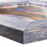 American Barn 2", Matted Independence Blue Picture Frame - 4 Piece Set