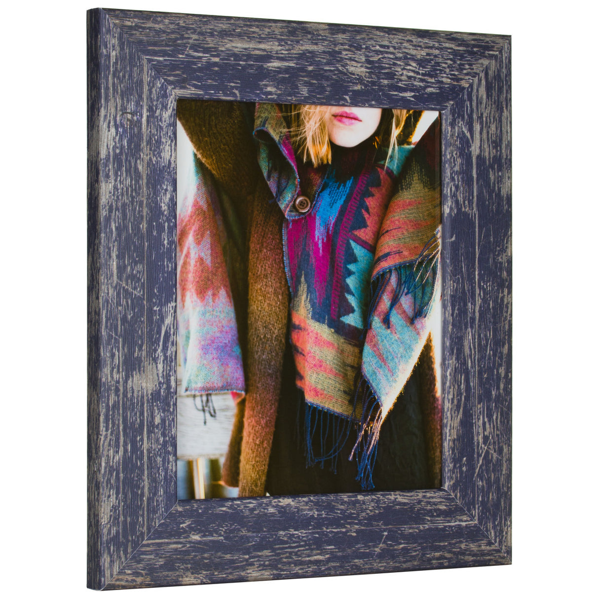 American Barn 2", Independence Blue Picture Frame - 2 Piece Set