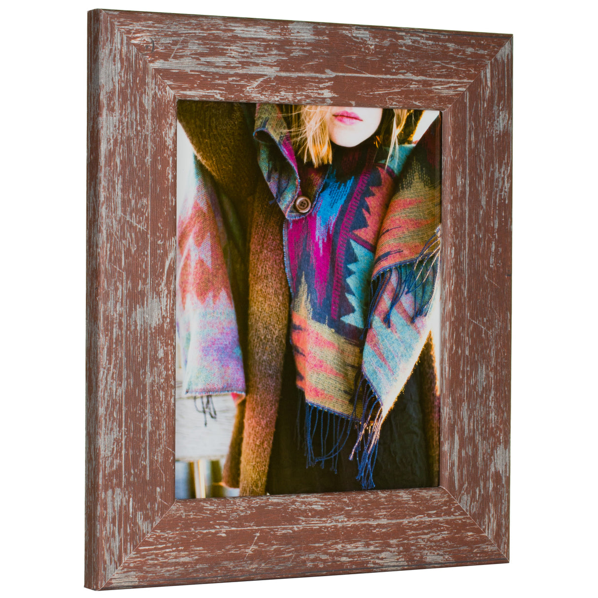 American Barn 2", Red Picture Frame