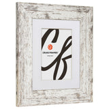 American Barn 2", Matted Alabaster White Picture Frame