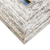 American Barn 2", Matted Alabaster White Picture Frame