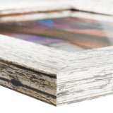 American Barn 2", Matted Alabaster White Picture Frame - 4 Piece Set