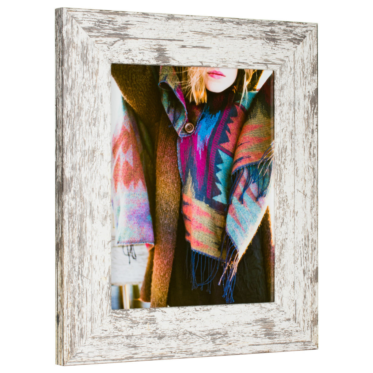American Barn 2", Alabaster White Picture Frame - 2 Piece Set