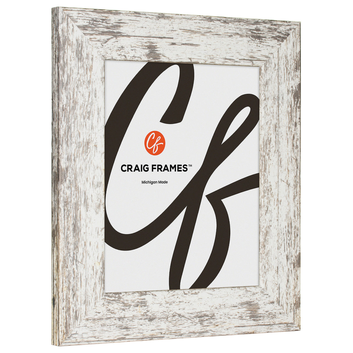 American Barn 2", Alabaster White Picture Frame - 2 Piece Set