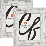 American Barn 2", Alabaster White Picture Frame - 2 Piece Set