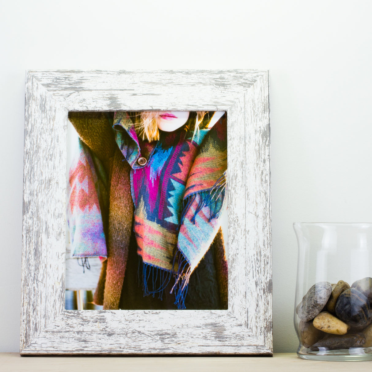 American Barn 2", Alabaster White Picture Frame