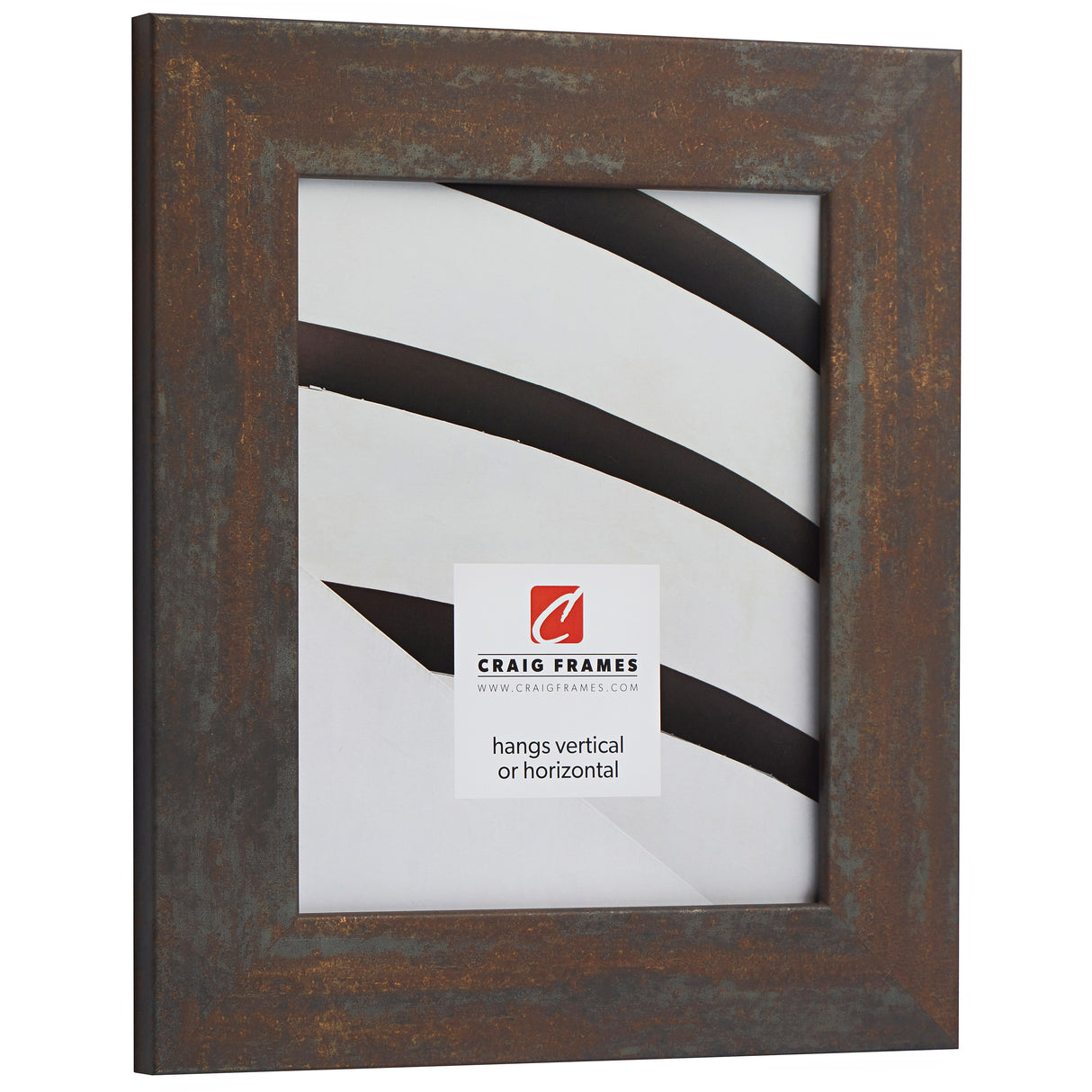 Bauhaus 200 2", Weathered Steel Picture Frame