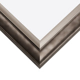 Ventura 2", Matted Pewter and Silver Picture Frame