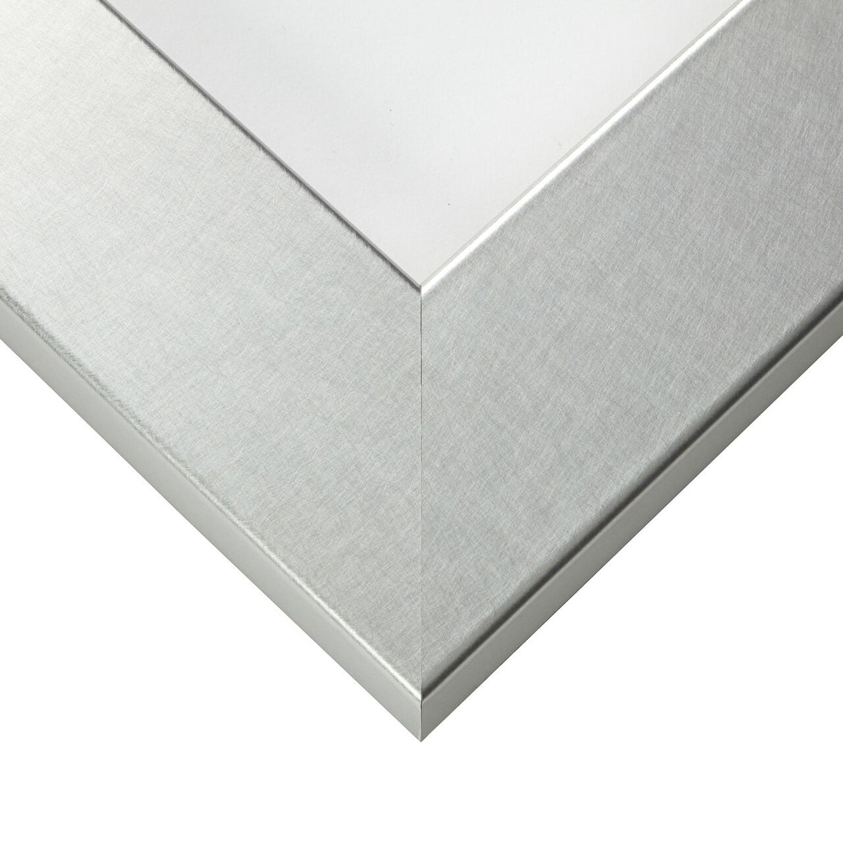 Bauhaus 200 2", Matted Brushed Silver Picture Frame