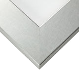 Bauhaus 200 2", Brushed Silver Picture Frame