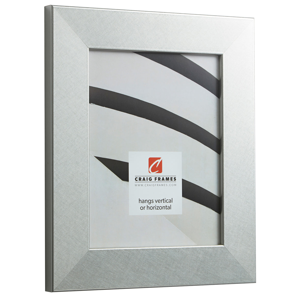 Bauhaus 200 2", Brushed Silver Picture Frame