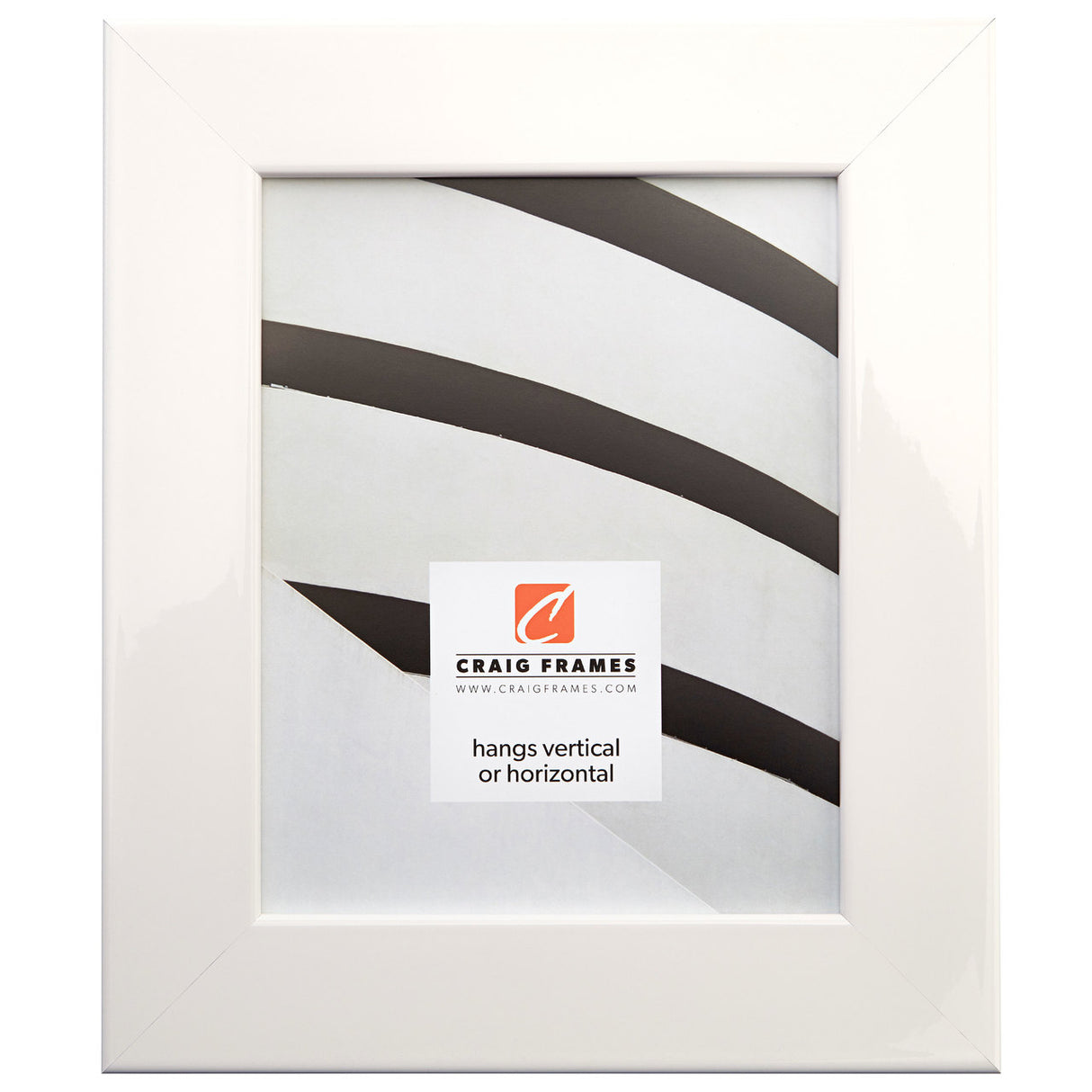 Bauhaus 200 2", Liquid White Picture Frame