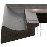 Ventura 2", Scratched Black Picture Frame